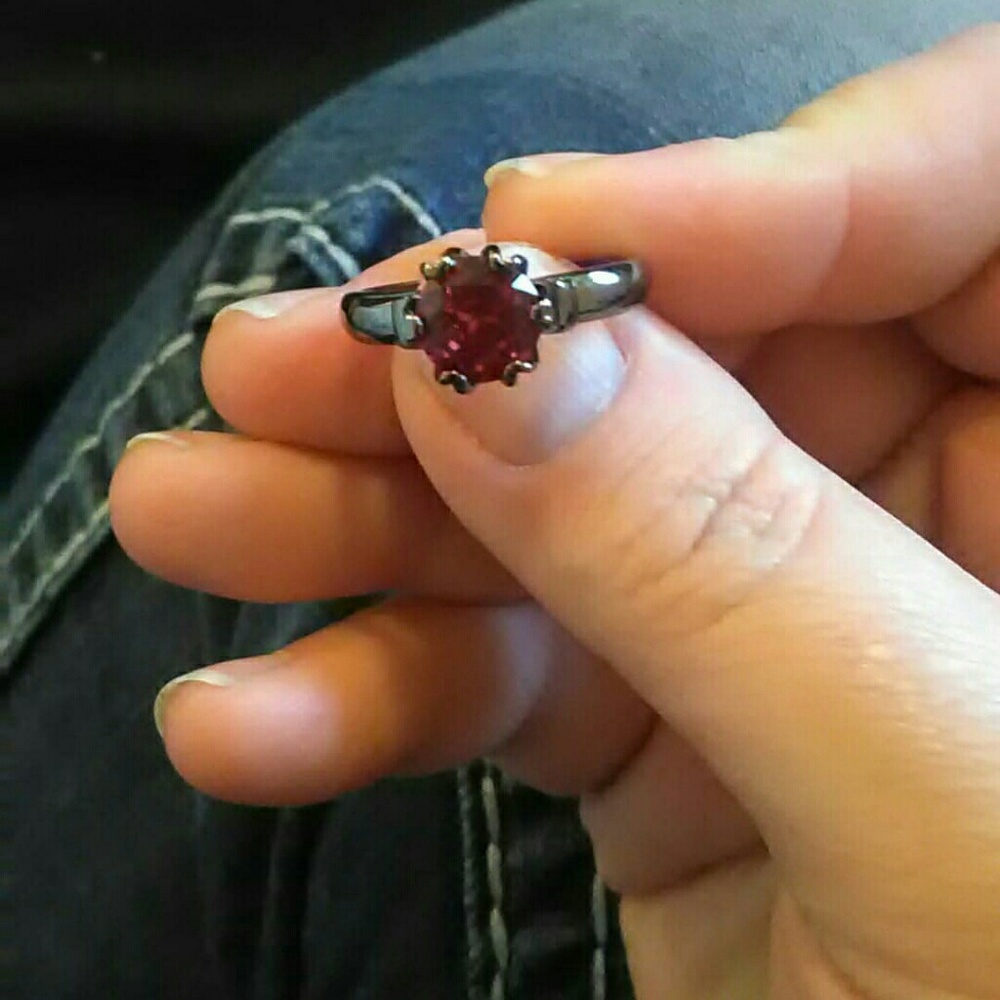 Pink And Black Ring